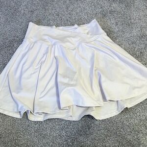Elegant Cream Mini Skirt for Women